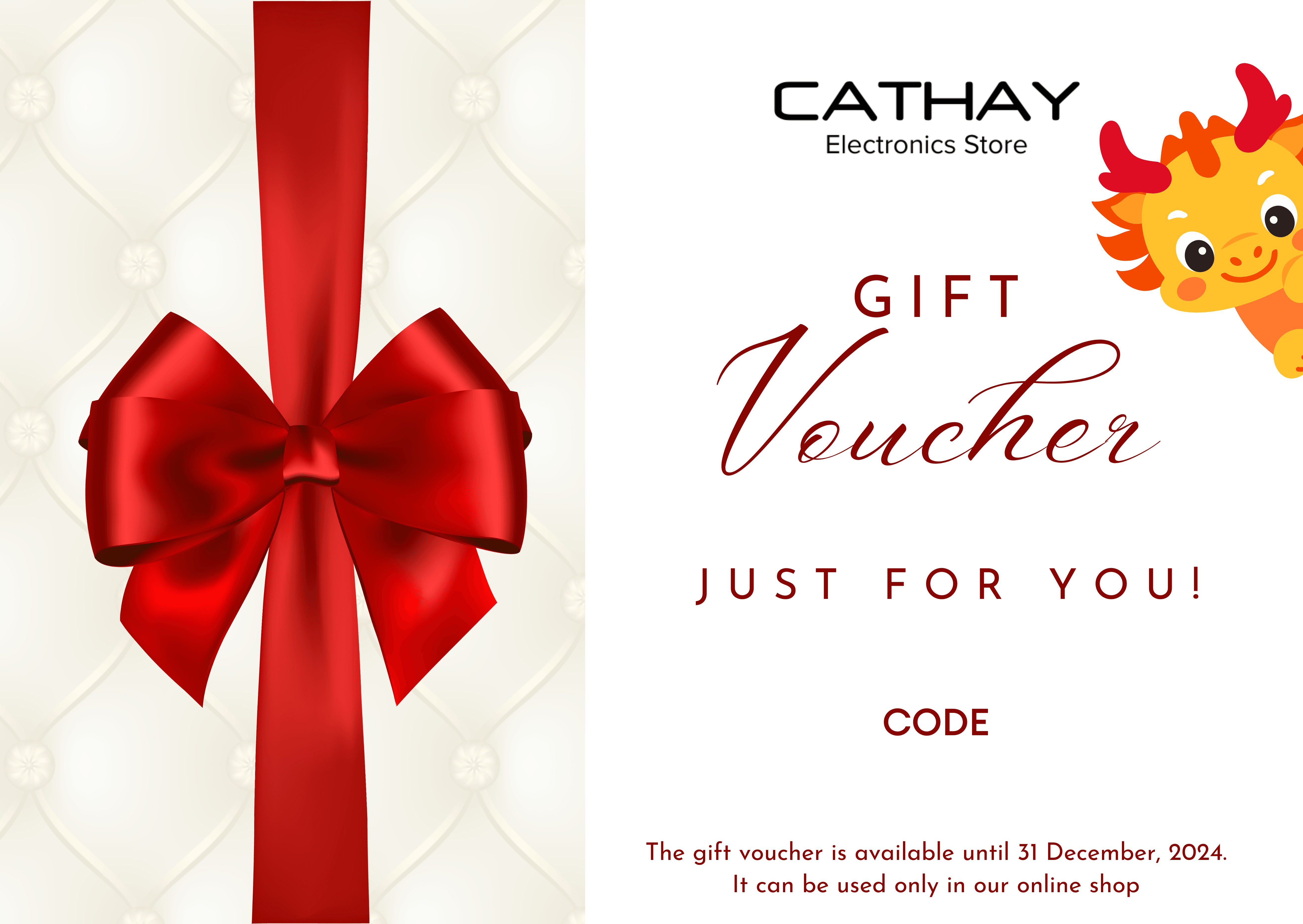 $20 Gift Card – Cathay Electronics SG