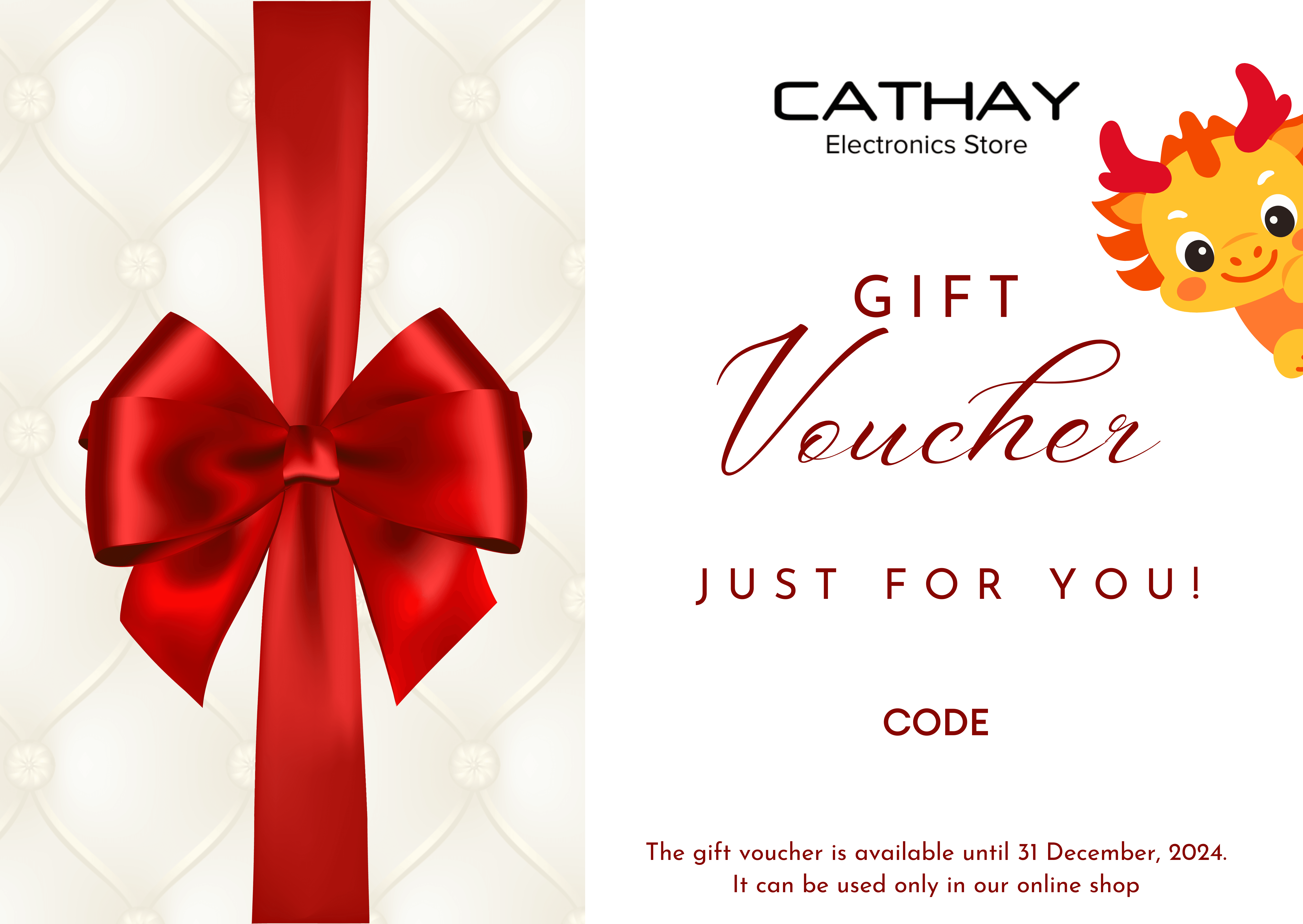 $20 Gift Card - Cathay Electronics SG