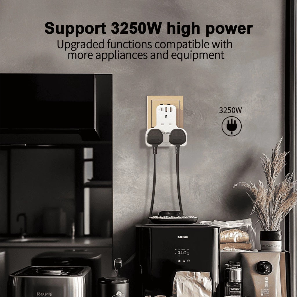 Air Socket Plug Airbot Anergy+ Multi Plug Extension Socket Air 3C-PD with USB+Type C ...