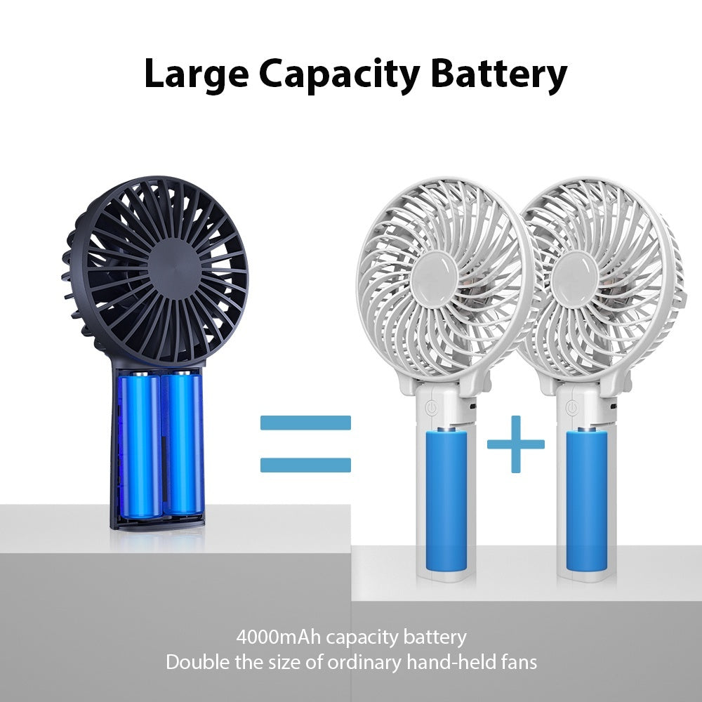 Cathay Portable Handheld Fan 5-Speed Strong Wind 4000mAh