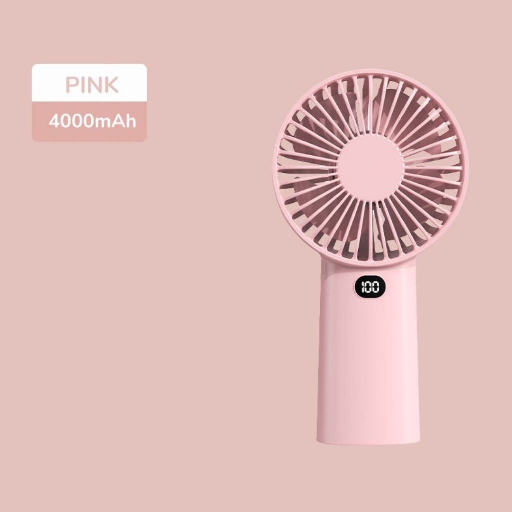 Cathay Portable Handheld Fan 5-Speed Strong Wind 4000mAh