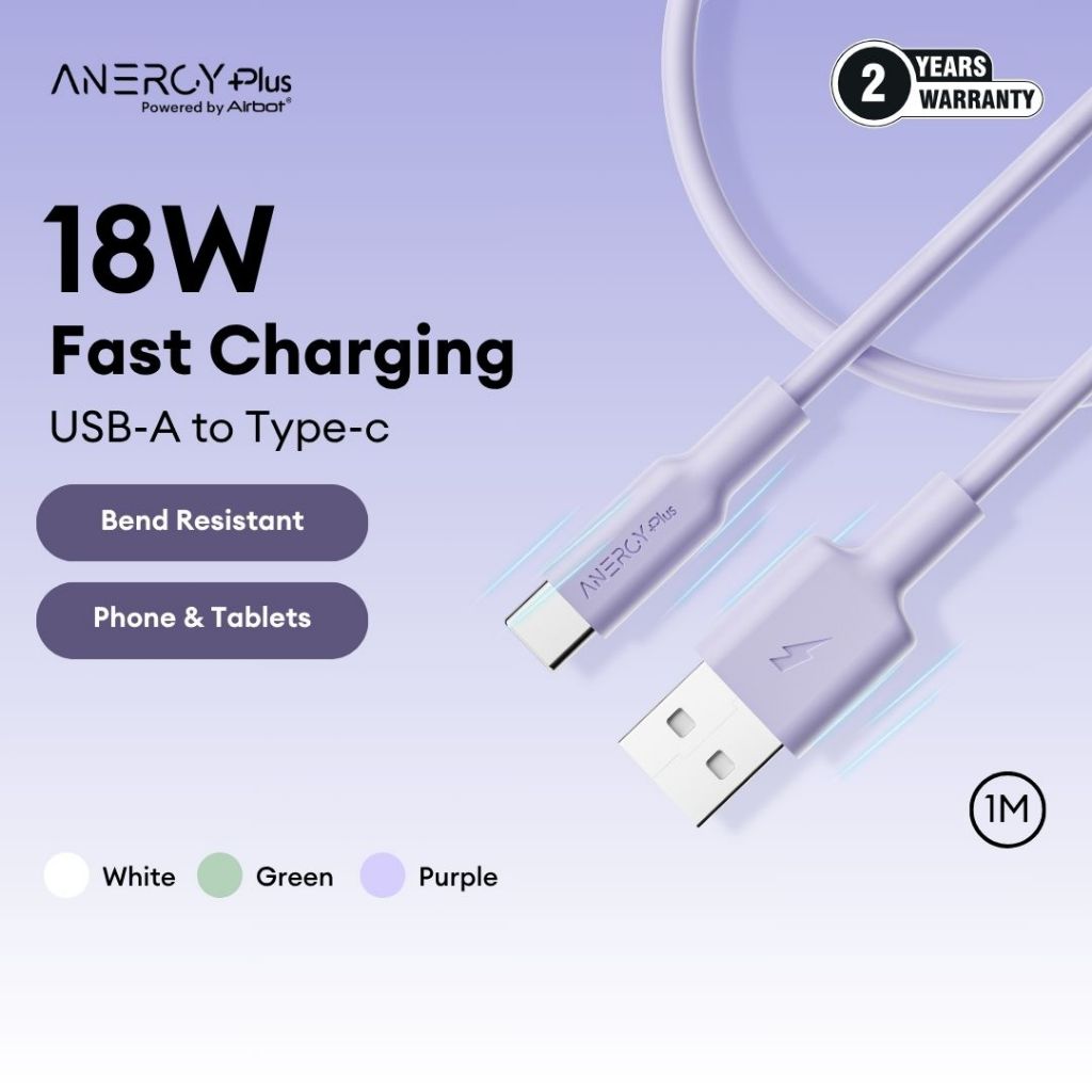 Anergy+ ATC18 Charging Cable (USB to Type C)