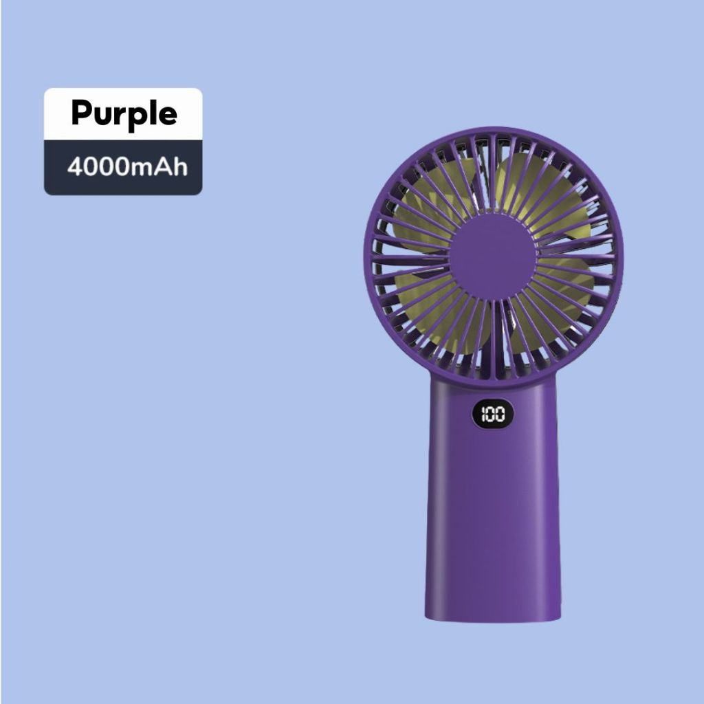 Cathay Portable Handheld Fan 5-Speed Strong Wind 4000mAh