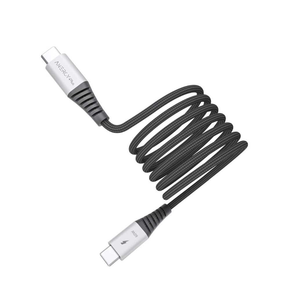 Anergy+ CTC60 Magnetic Link Charging Cable 60W Type-C to Type-C
