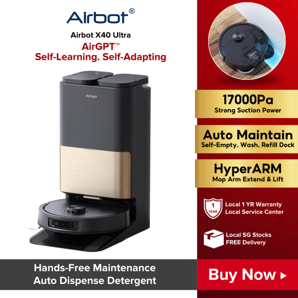 [New Launch] Airbot Robot Vacuum X40 Series Ultra/ Master