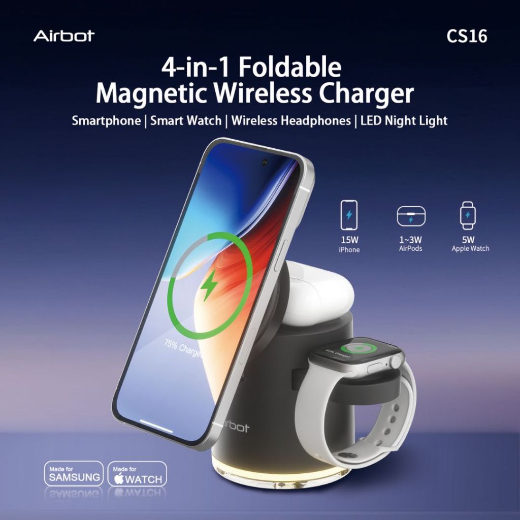 Airbot CS16 Magnetic Wireless Charging Station