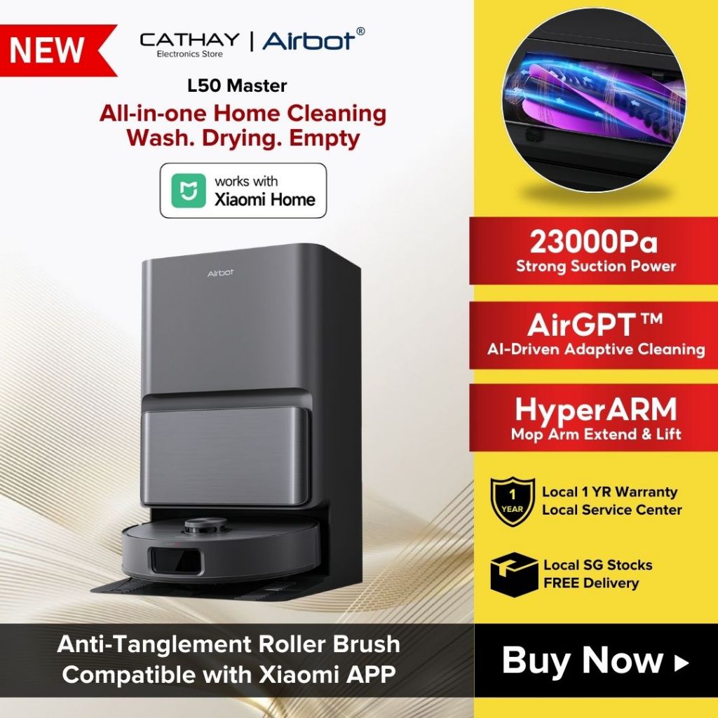 [New Launch] Cathay Airbot L50 Master Robot Vacuum