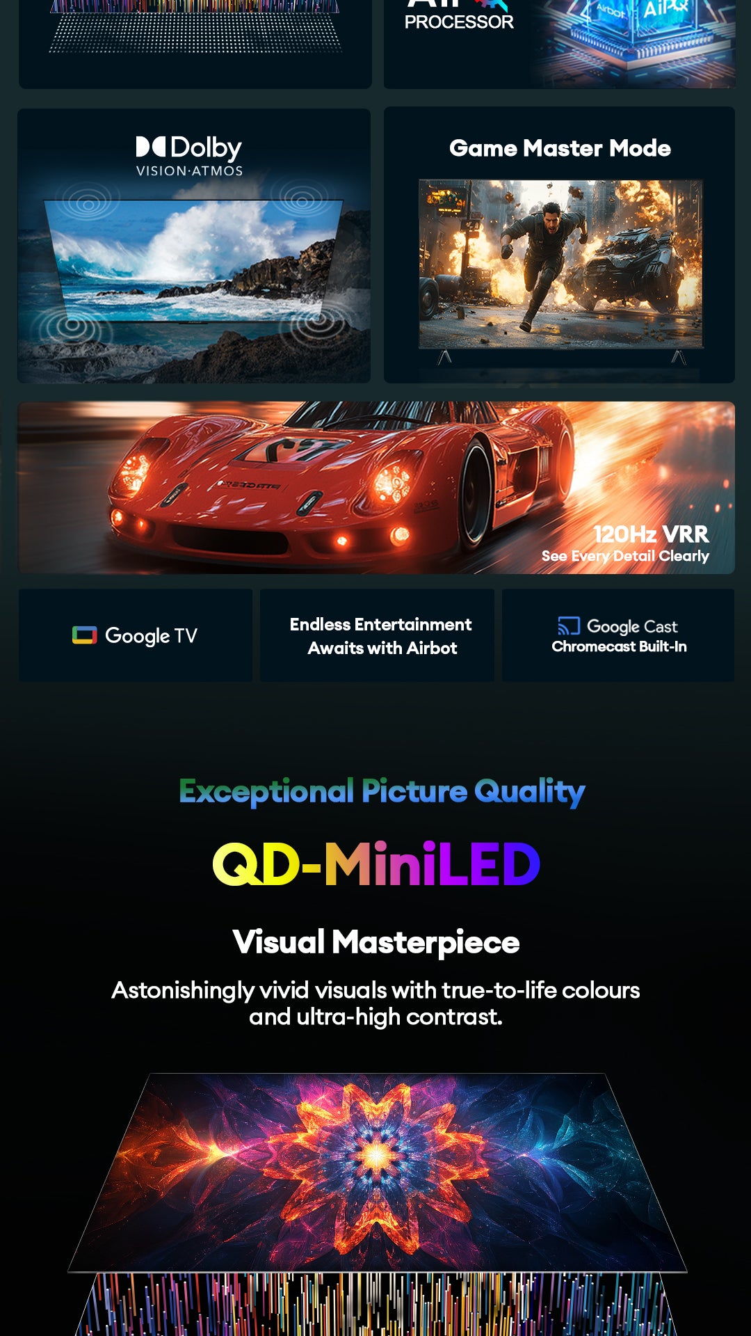 [New Launch] Airbot Mini-LED 55 / 65 inch