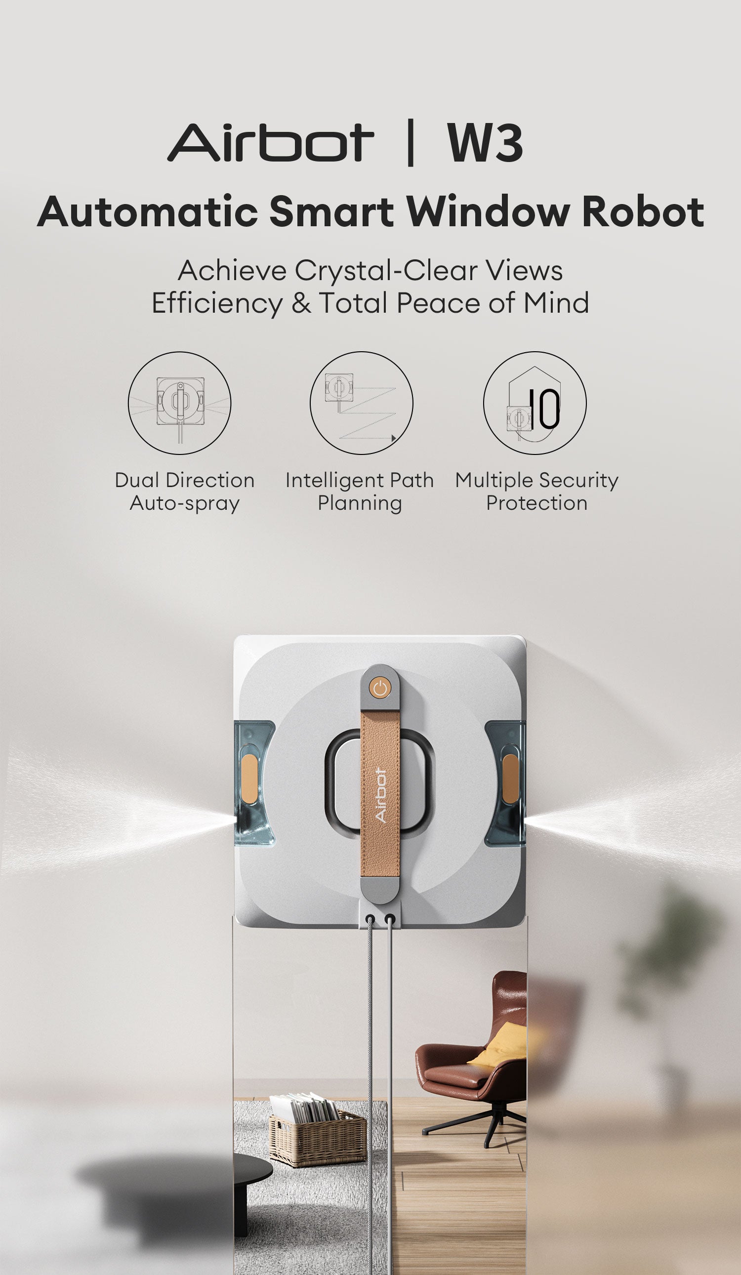 Airbot Robotic Window Cleaner W3