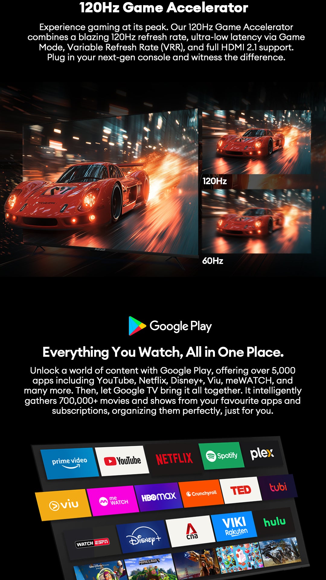 [New Launch] Airbot Mini-LED 55 / 65 inch