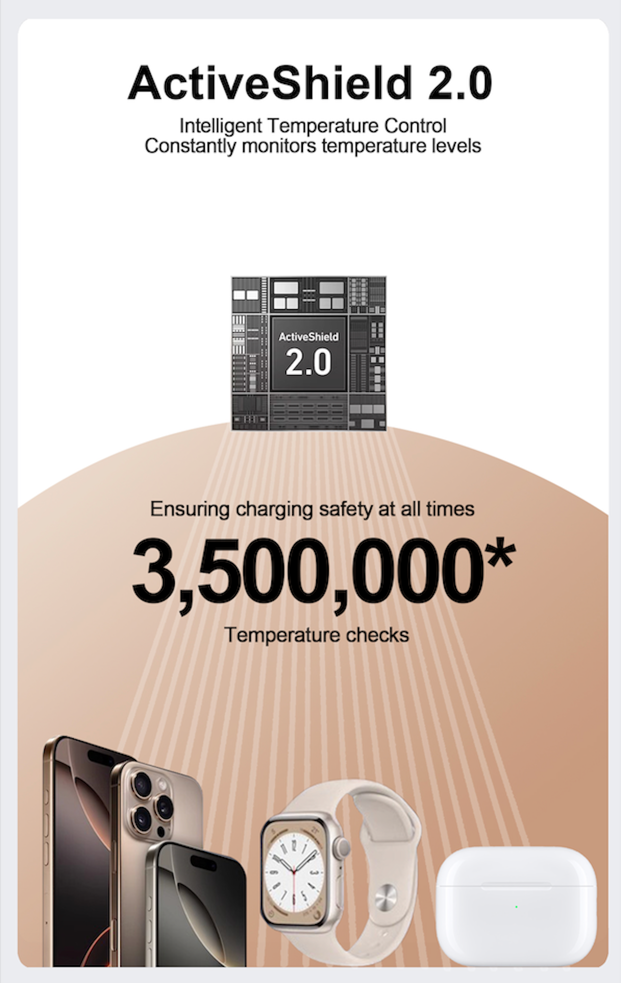 Airbot Power Bank 8000mAh with Magnetic Wireless Fast Charging