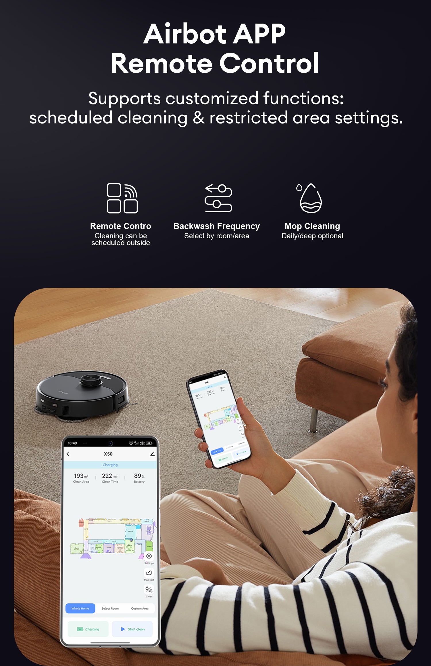 [Pre-Order] Cathay Airbot X50 Robot Vacuum Cleaner