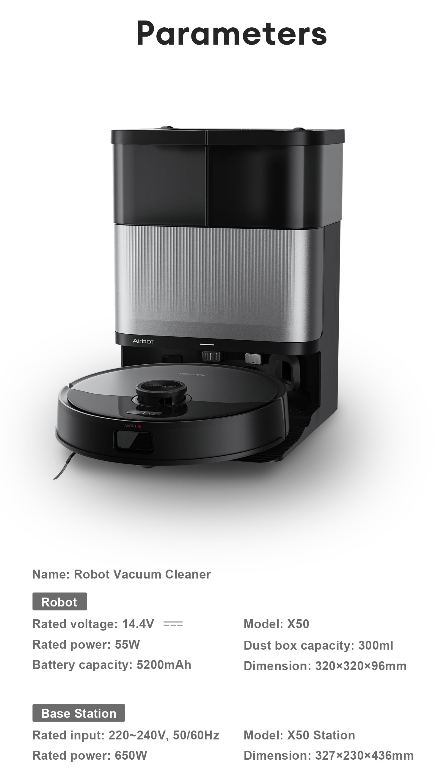 [Pre-Order] Cathay Airbot X50 Robot Vacuum Cleaner