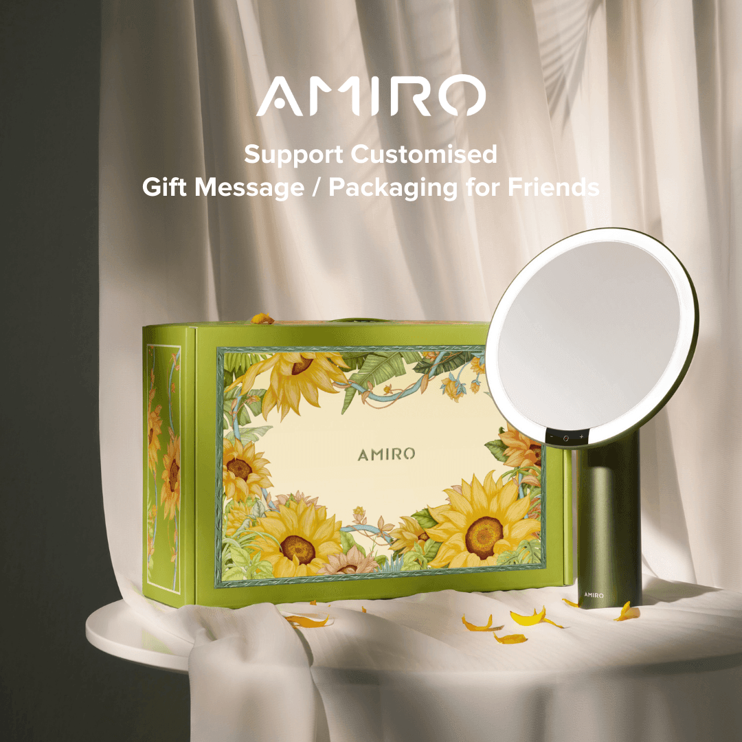 AMIRO O2 Mirror Sunflower Gift Box - Cathay Electronics SG