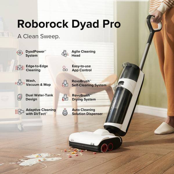 Roborock Dyad Pro Wet and Dry Vacuum Cleaner - Cathay Electronics SG